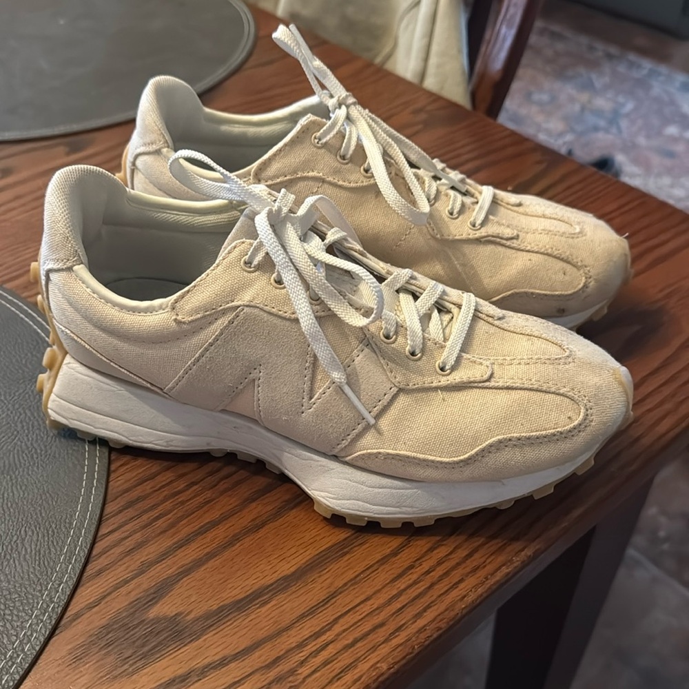 New Balance Cream Sneakers